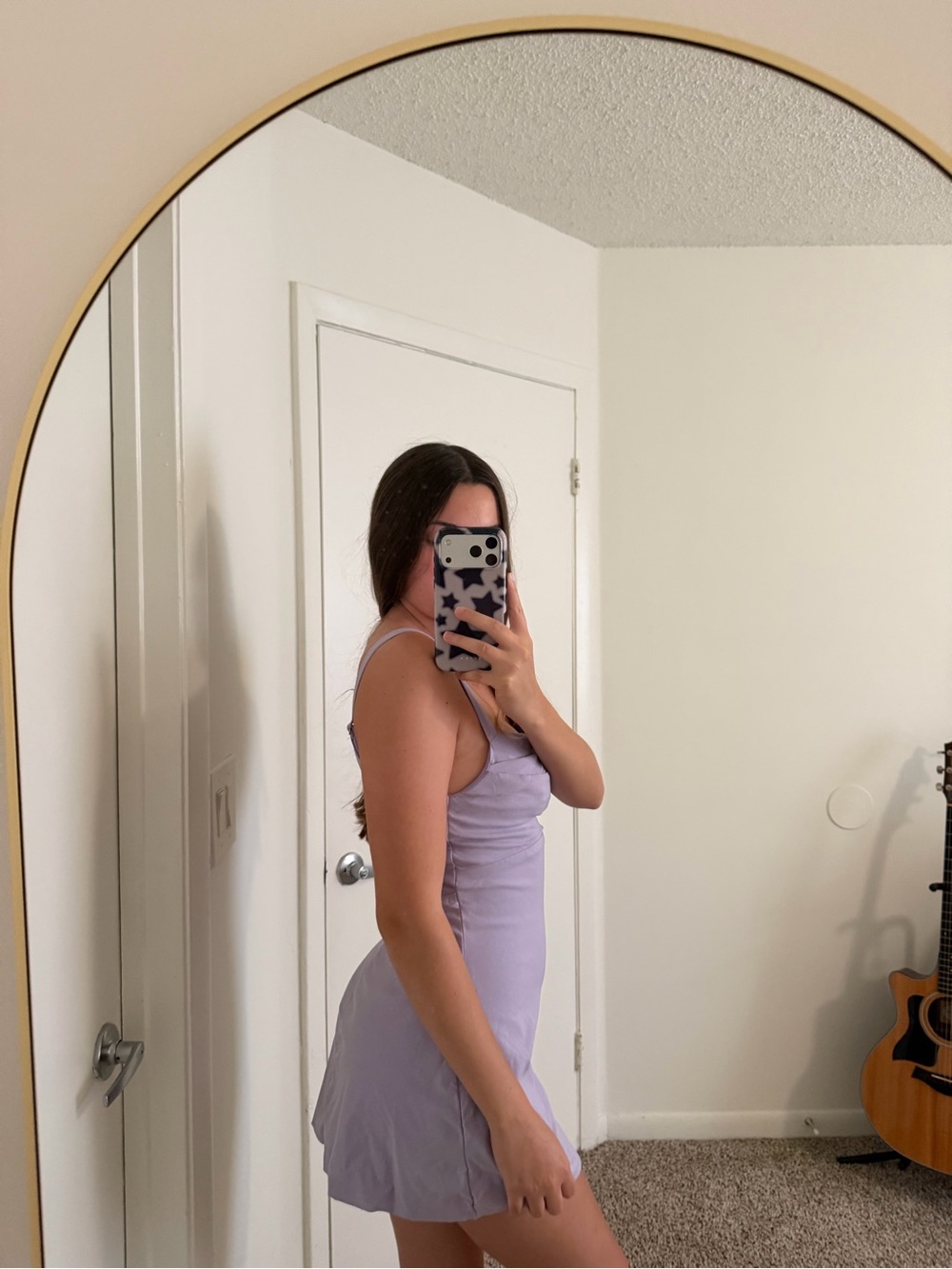 SHEIN Lavender Strappy Mini Dress - Picture 3 of 6